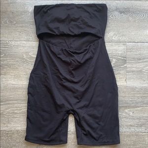 Black unitard romper